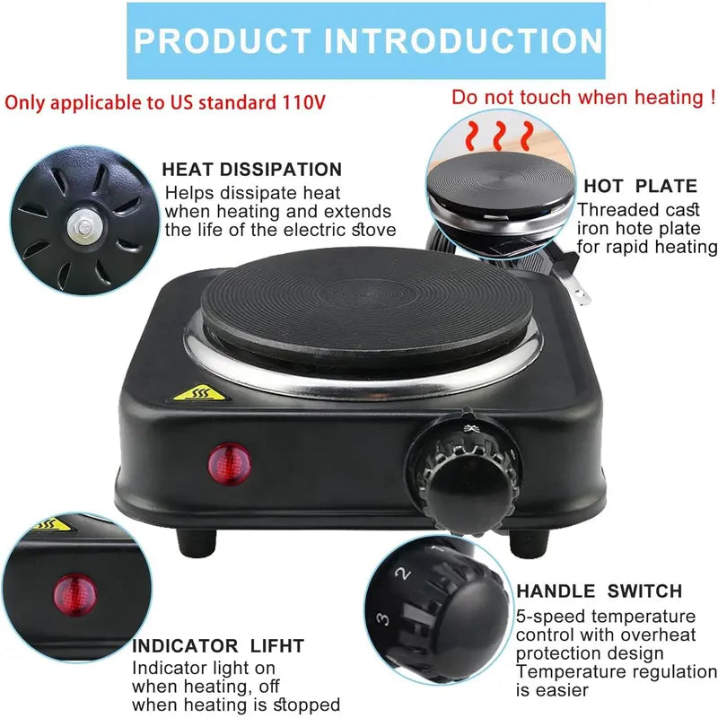 DIY Candle Making Starter Kit for Adults & Beginners - 500W 110V No-Battery Electric Melter Stove, SUS304 Stainless Steel 900Ml Pouring Pot, Digital Thermometer, Rubber Pads, Detailed Guide, Easy-To-Store Homemade Candle Set