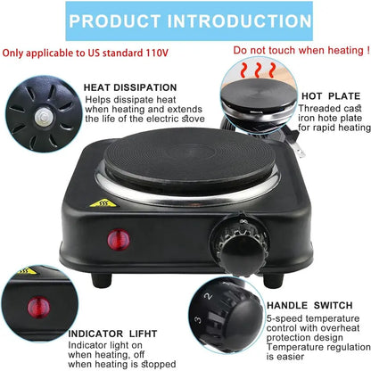 DIY Candle Making Starter Kit for Adults & Beginners - 500W 110V No-Battery Electric Melter Stove, SUS304 Stainless Steel 900Ml Pouring Pot, Digital Thermometer, Rubber Pads, Detailed Guide, Easy-To-Store Homemade Candle Set