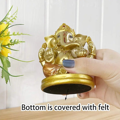 Alikiki Indian God Lord Ganesha Statue - 5" H Hindu God Ganesh Idol 